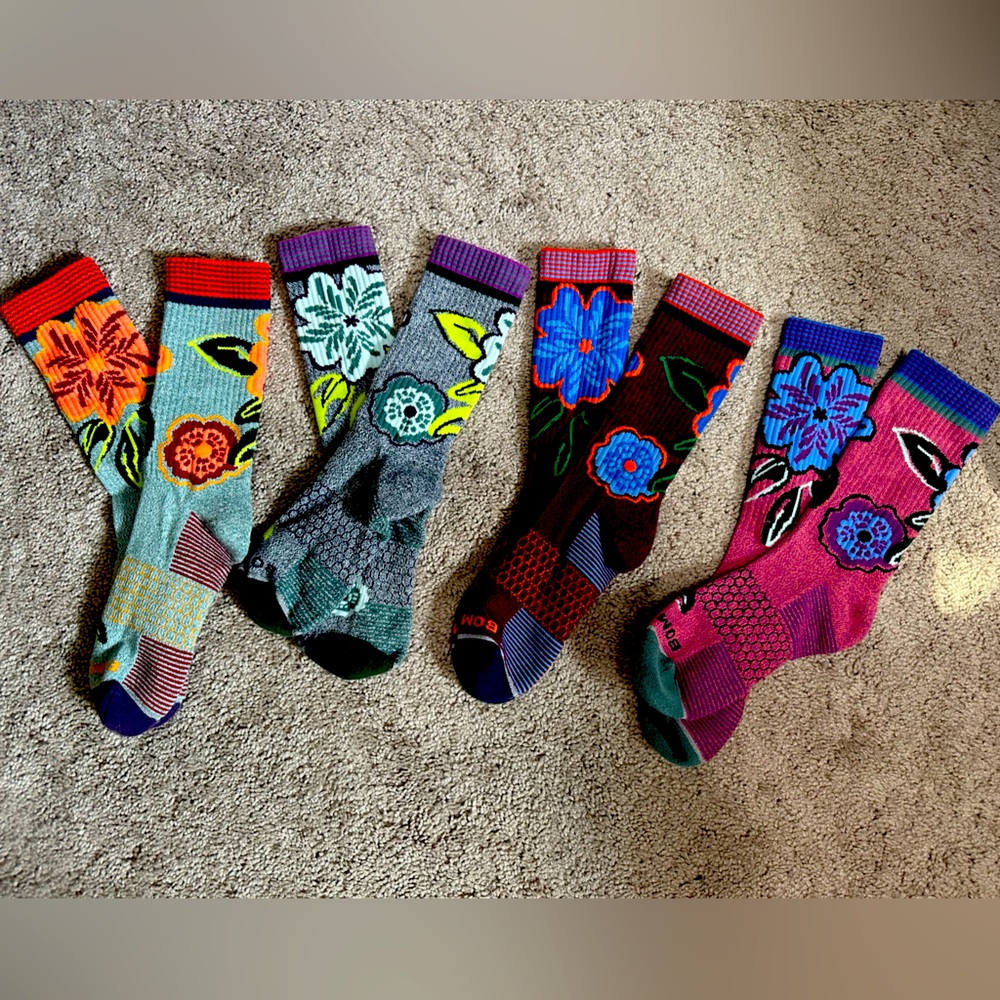 BOMBAS Womens Calf Socks 4 pairs